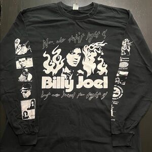 Billy Joel Gildan Black Heavy Cotton Shirt